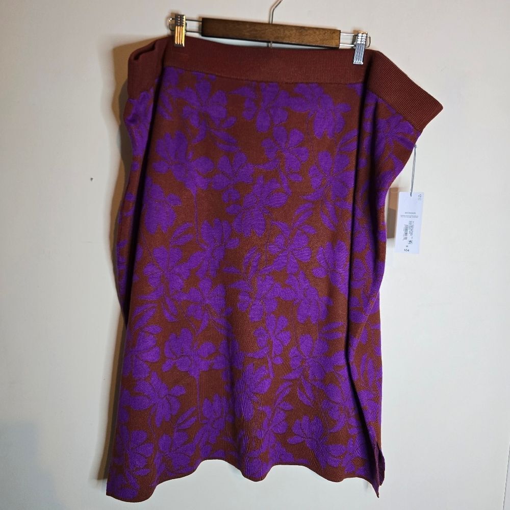 Liz Claiborn Knit Floral Pencil Skirt 3x